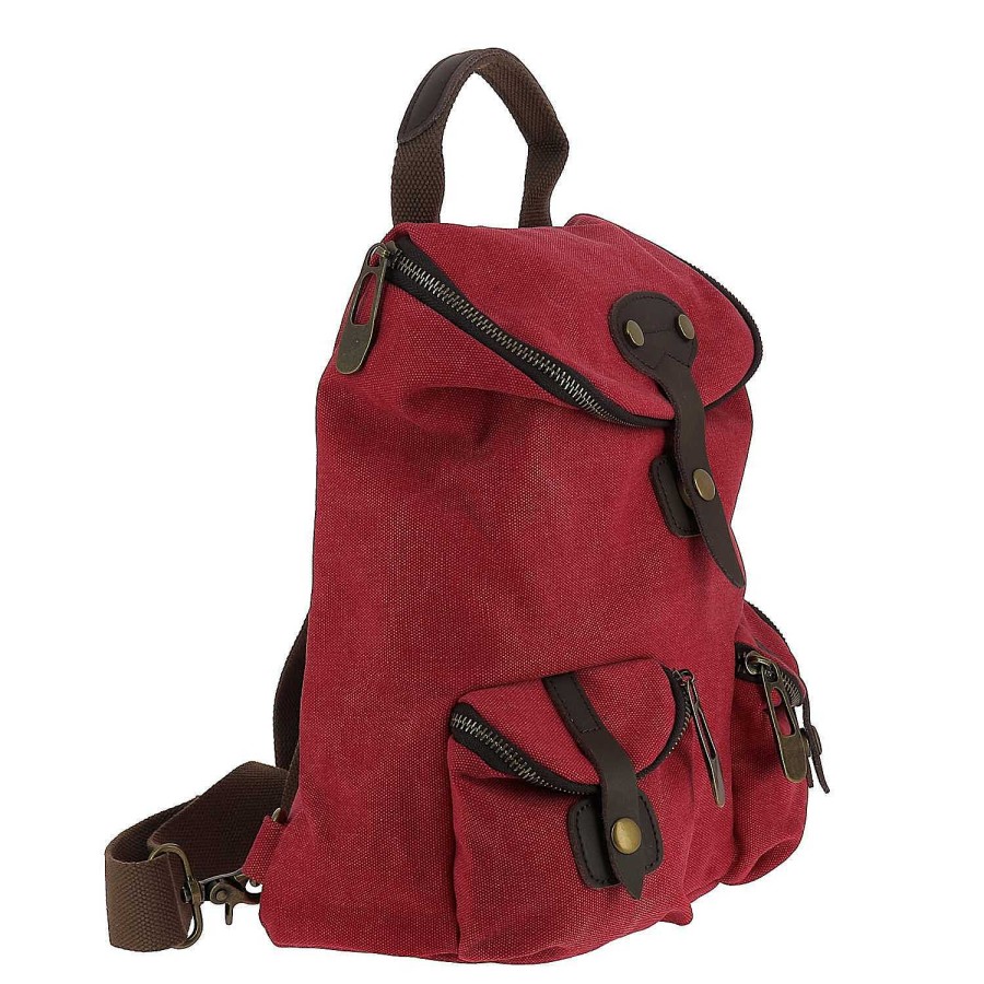 Bags Dupond Durand | Baroudeur Leather And Canvas Backpack