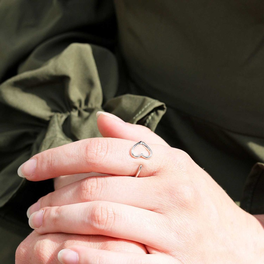 Jewelry Dupond Durand | Silver Ring, Small Heart