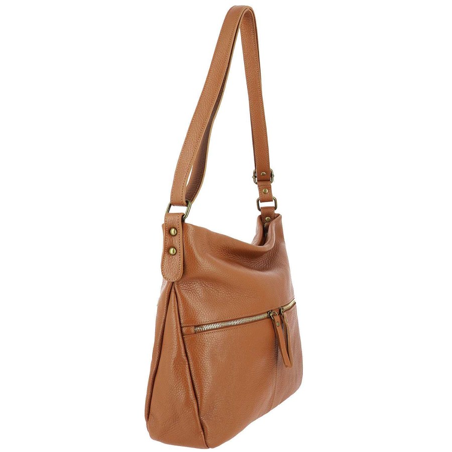 Bags Dupond Durand | Pojo Large Leather Shoulder Bag