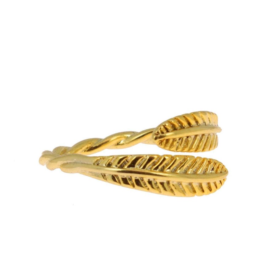 Jewelry Dupond Durand | Golden Ring, Piuma