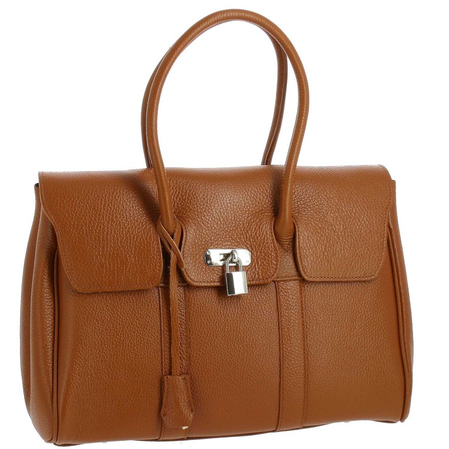 Bags Dupond Durand | Parisienne Large Leather Handbag