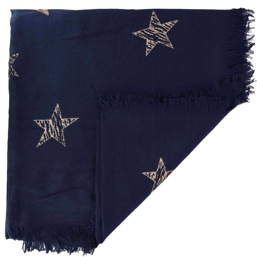 Accessories Dupond Durand | Star Scarf, Blue