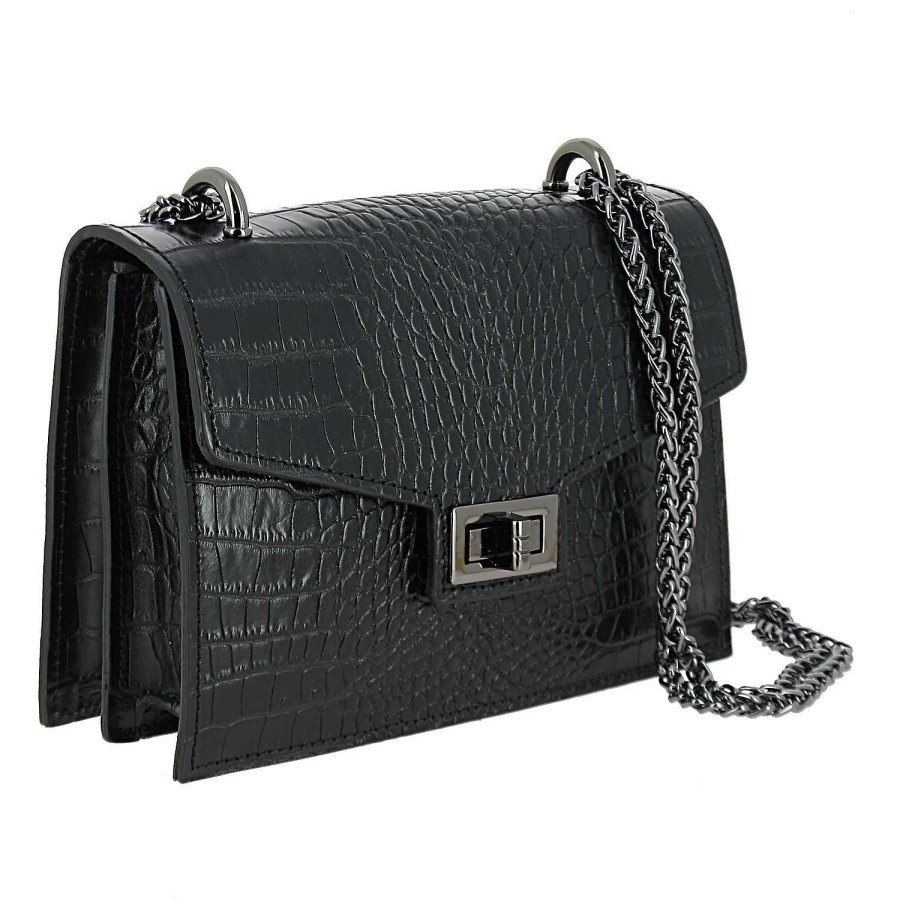 Bags Dupond Durand | Lizmore Croc Effect Crossbody Bag