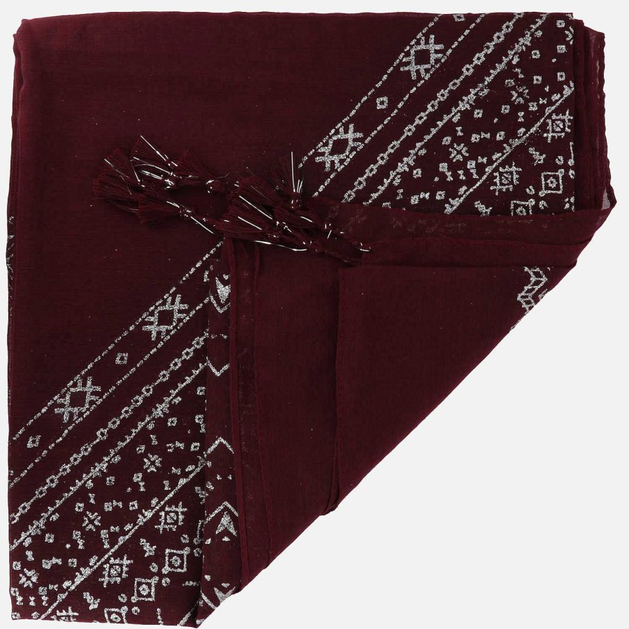 Accessories Dupond Durand | Bellina Scarf, Burgundy