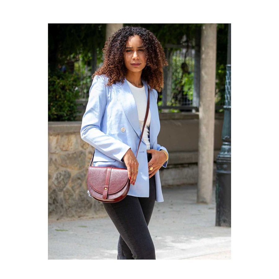 Bags Dupond Durand | Aurore Vintage Leather Shoulder Bag