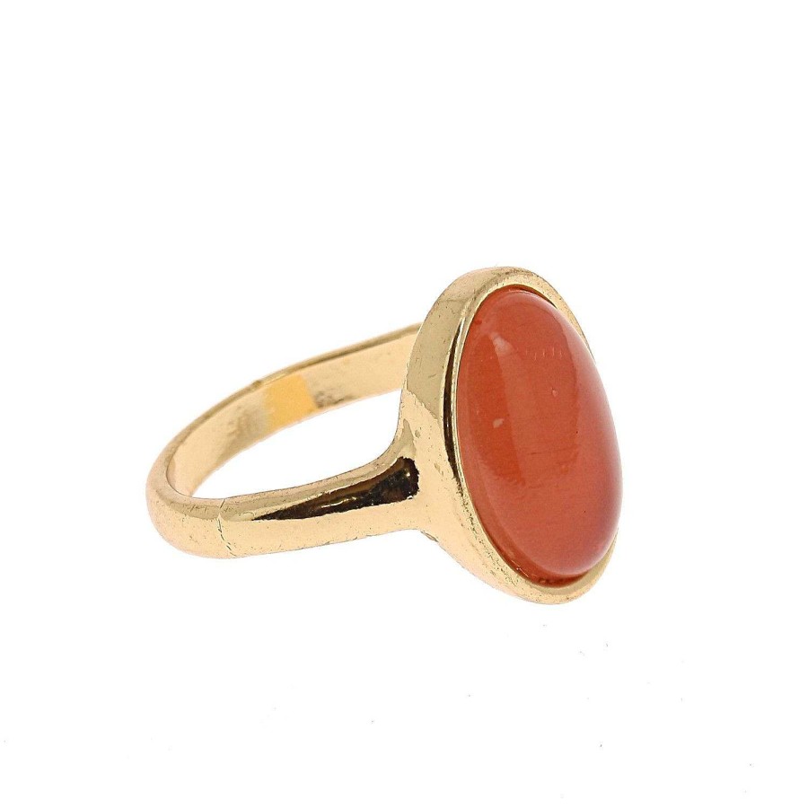 Jewelry Dupond Durand | Golden Naranja Ring