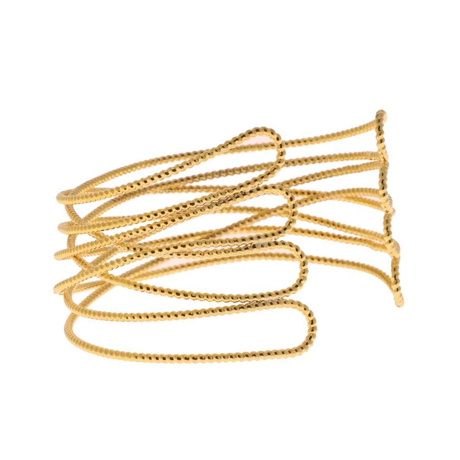 Jewelry Dupond Durand | Gold Bangle Bracelet, Araceli