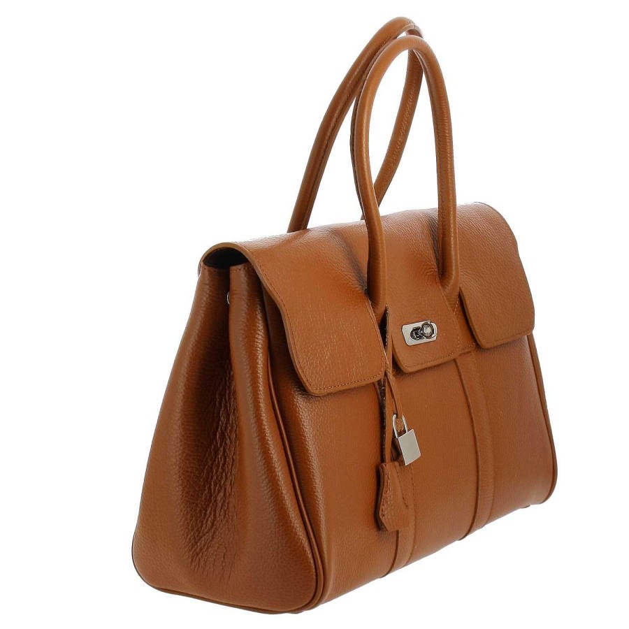 Bags Dupond Durand | Parisienne Large Leather Handbag