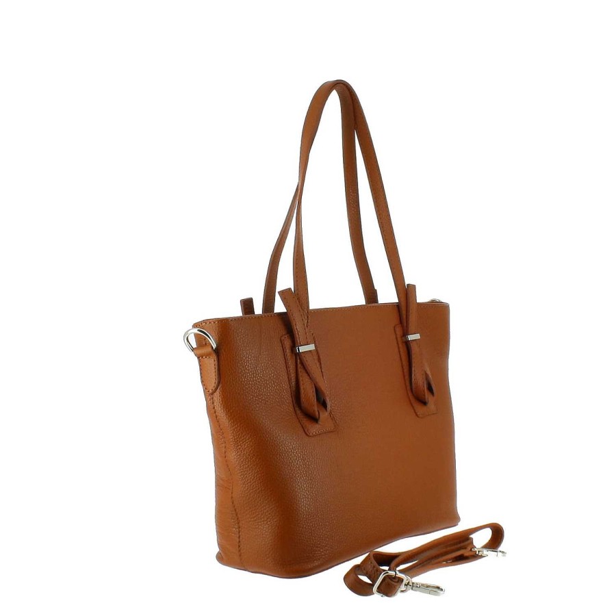 Bags Dupond Durand | Sventa Leather Shoulder Tote Bag