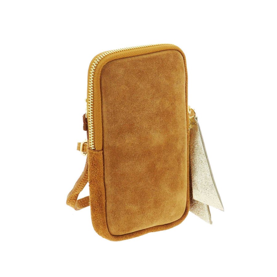 Bags Dupond Durand | Hace Mini Shoulder Bag For Phone In Suede Leather