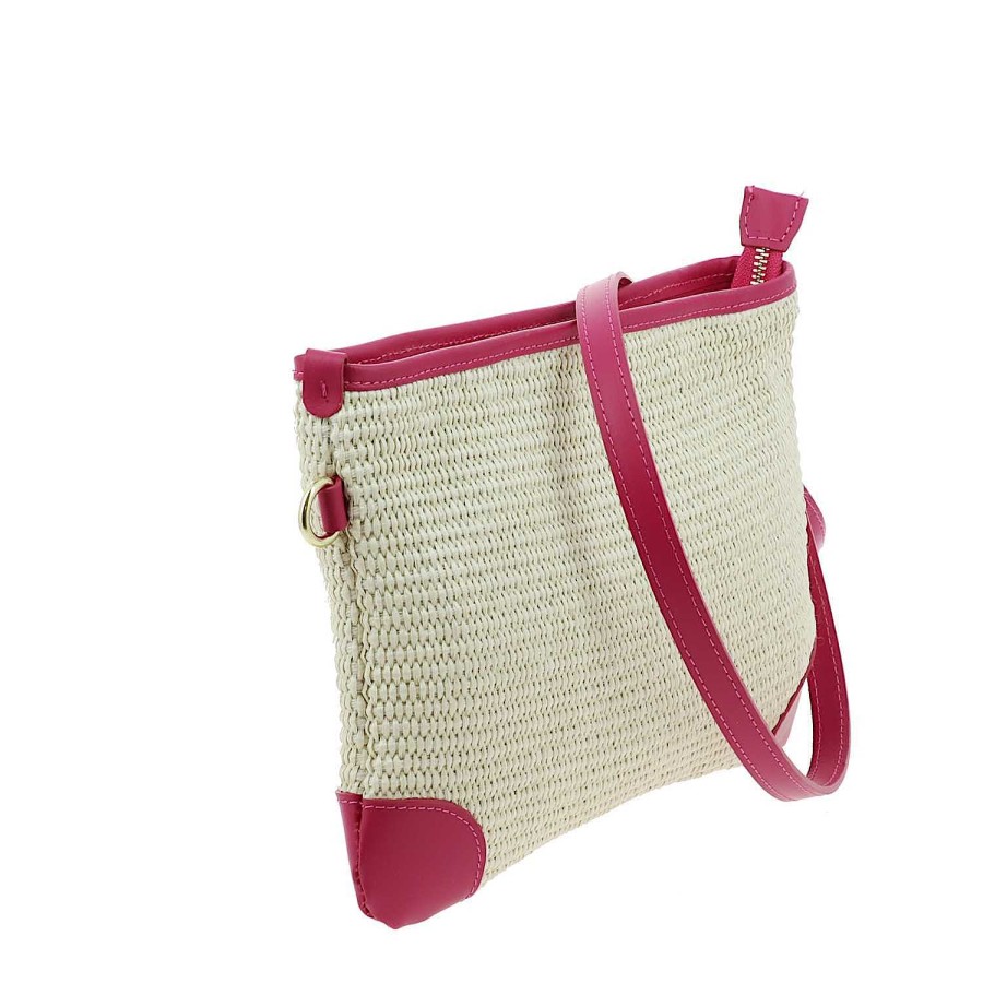 Bags Dupond Durand | Astra Crossbody Pouch In Straw Effect Leather